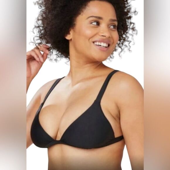 Andie Other - Andie Swim Calcos Top Size Large Black NWT